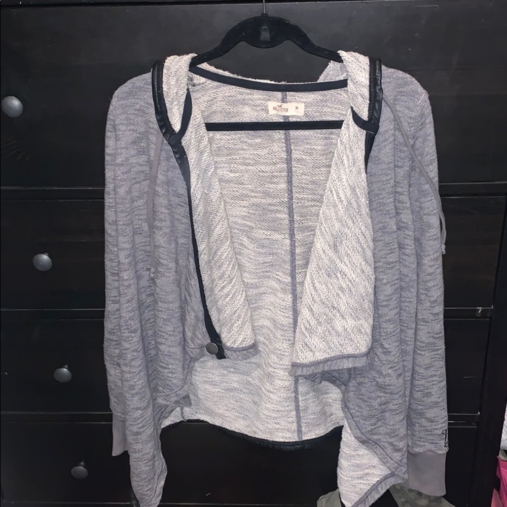 Hollister hooded slouchy cardigan